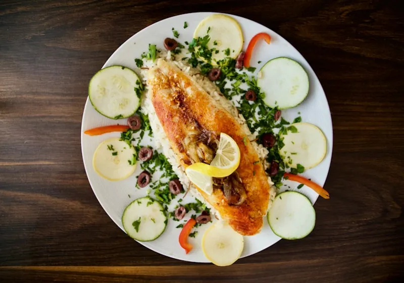 Frisch angerichtetes Gericht — alpin-mediterrane Küche
